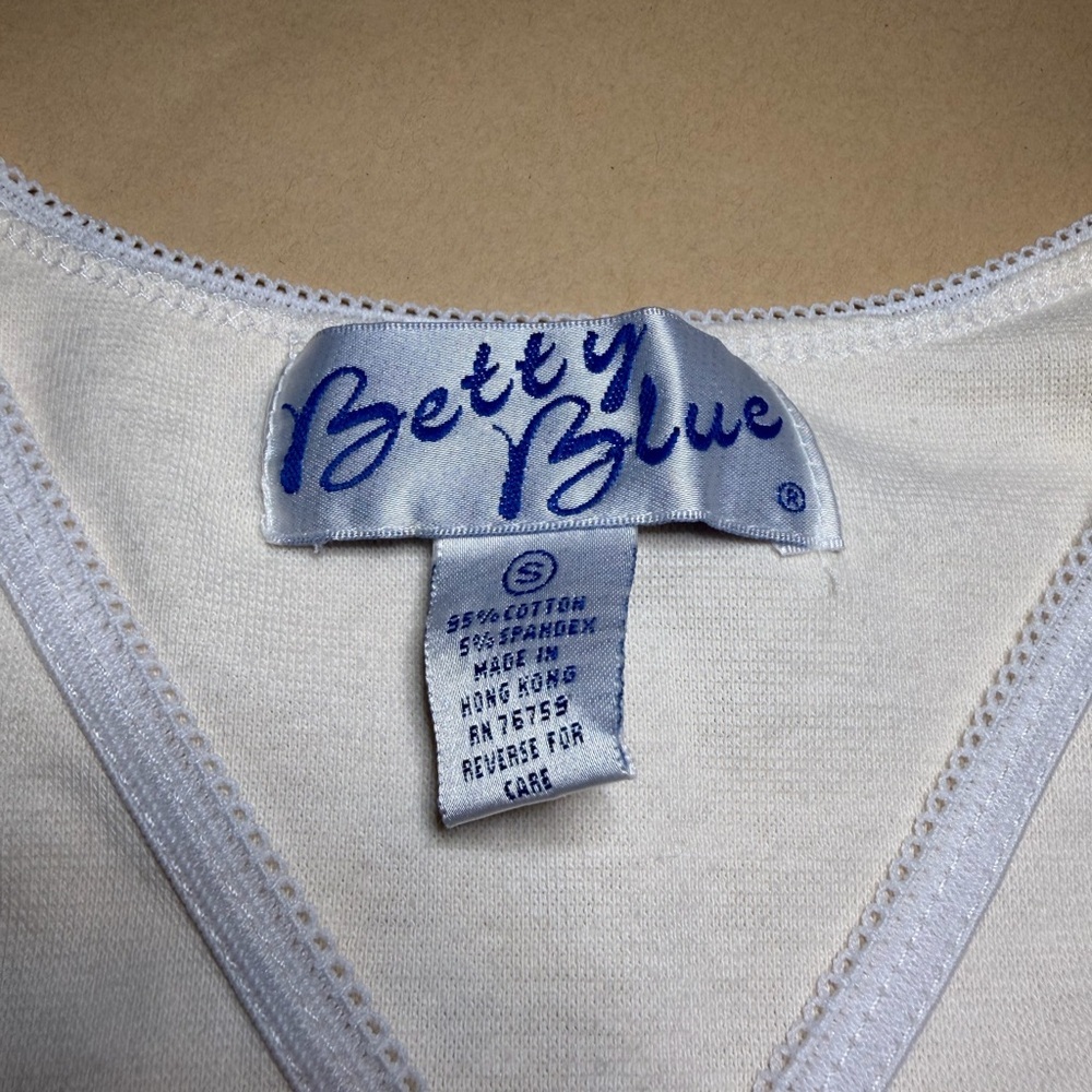 Vintage 90s Y2K Betty Blue Tank - Picture 4 of 8